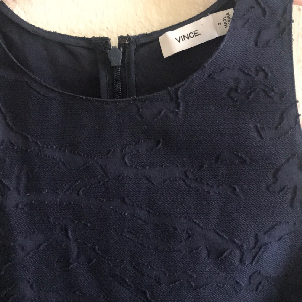 Vince Fil Coupe Sleeveless Shift Dress Size 2 - Picture 7 of 7
